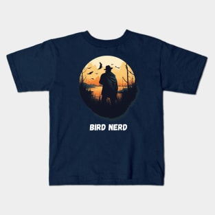 Bird Nerd - Bird Watching Kids T-Shirt